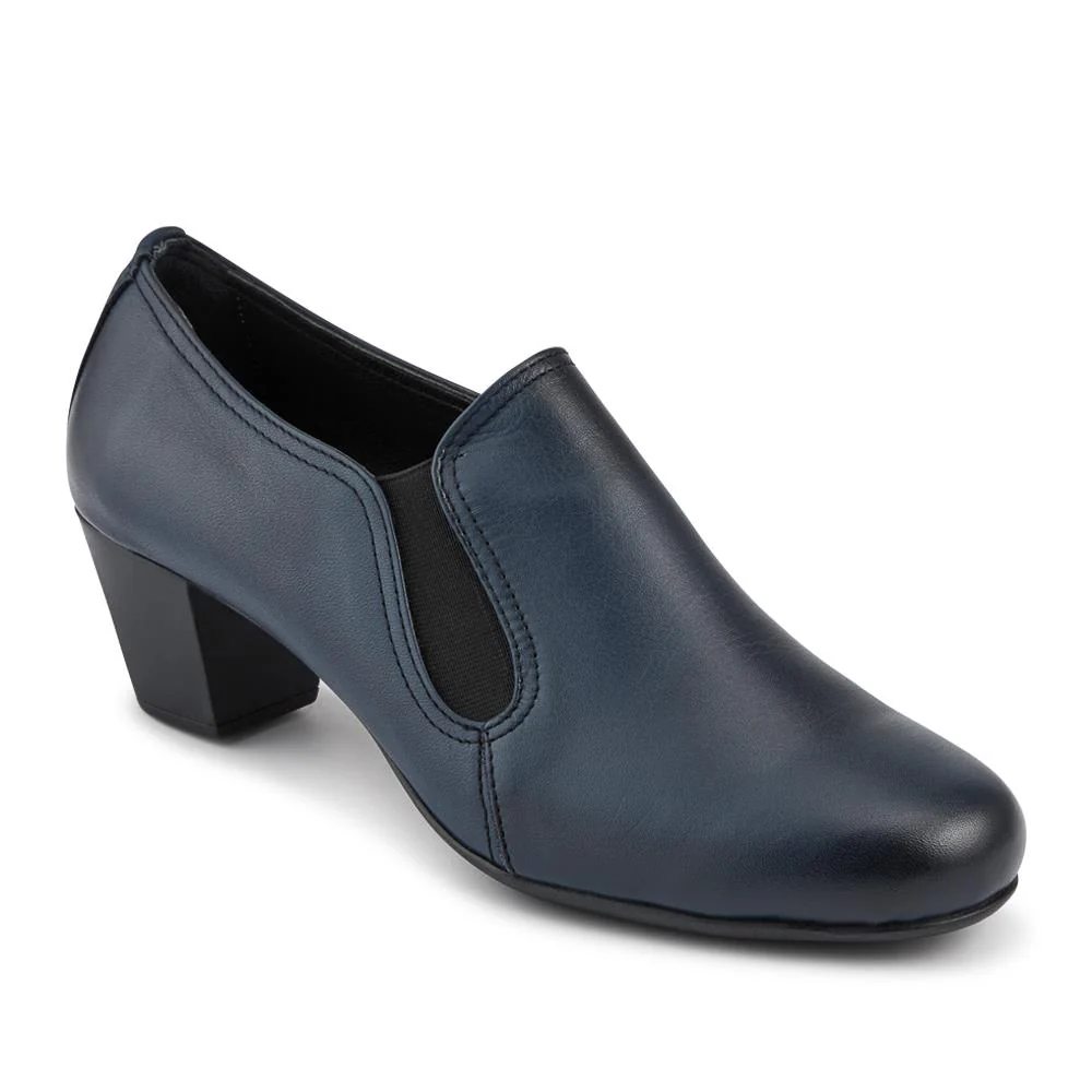 Leather Heeled Trouser Shoes - ESFA34003 / 320 440 - Image 2