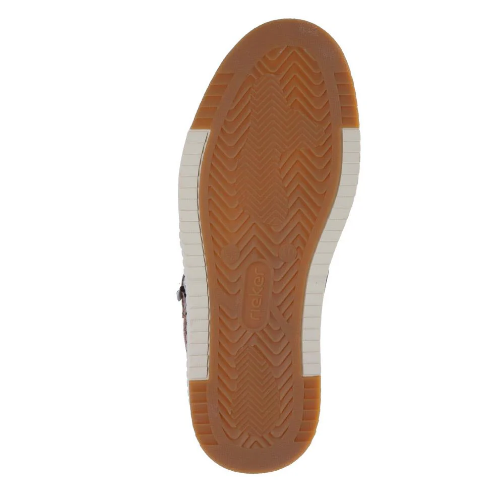 Leather Hi-Top Trainers - RKR40515 / 325 912 - Tan - Image 4