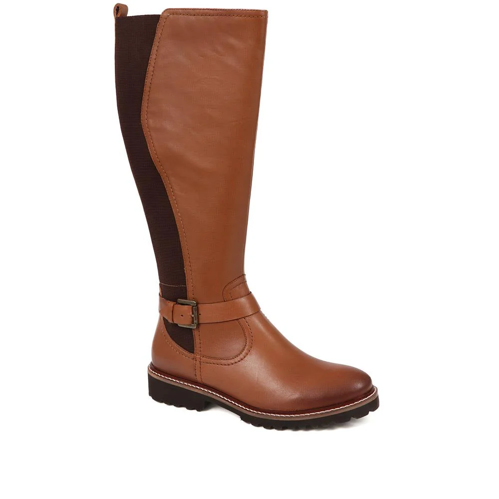 Leather Knee-High Boots - MAGNU38015 / 324 705