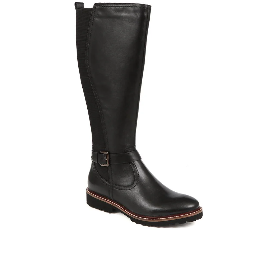Leather Knee-High Boots - MAGNU38015 / 324 705