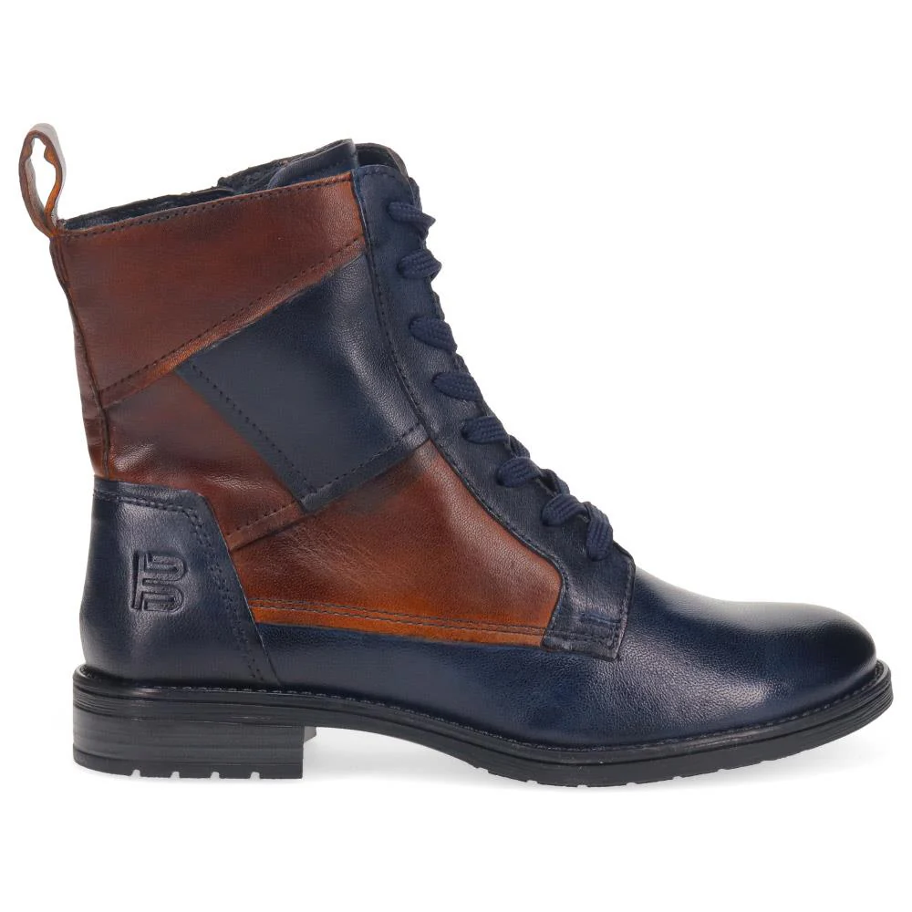 Leather Lace-Up Boots - BUG40515 / 325 719 - Blue - Image 2