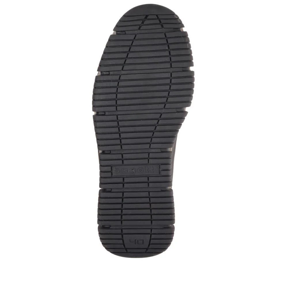 Leather Lace-Up Boots - BUG40520 / 326 006 - Navy-Grey - Image 4