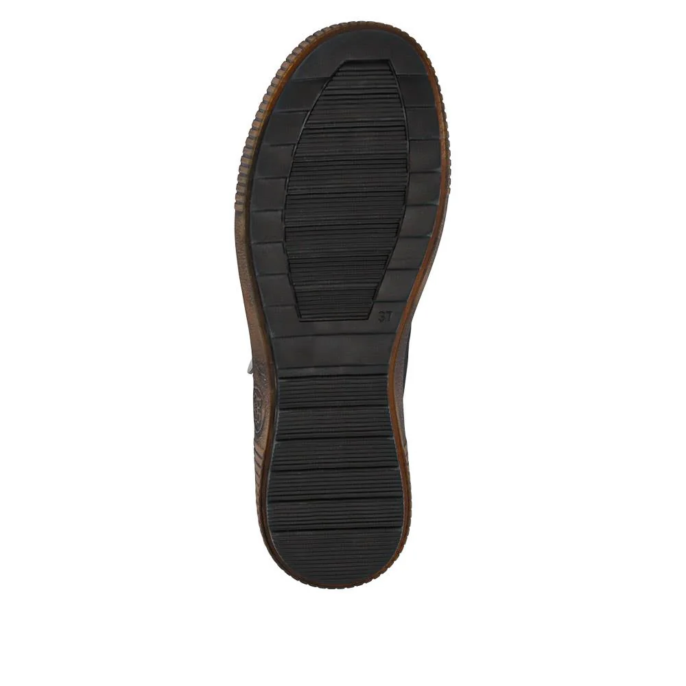 Leather Lace-Up Boots - HAK40013 / 326 039 - Black - Image 6