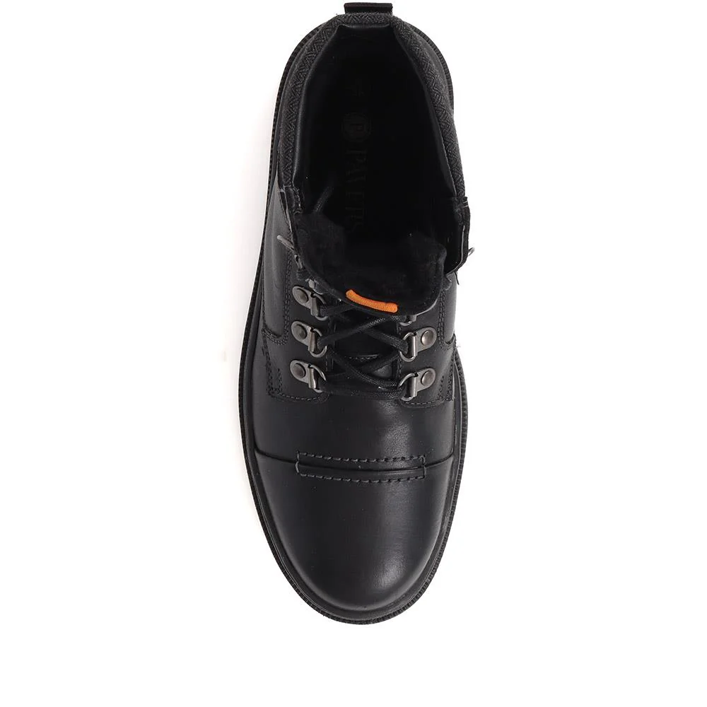 Leather Lace-Up Boots - TEJ38023 / 324 282 - Black - Image 5