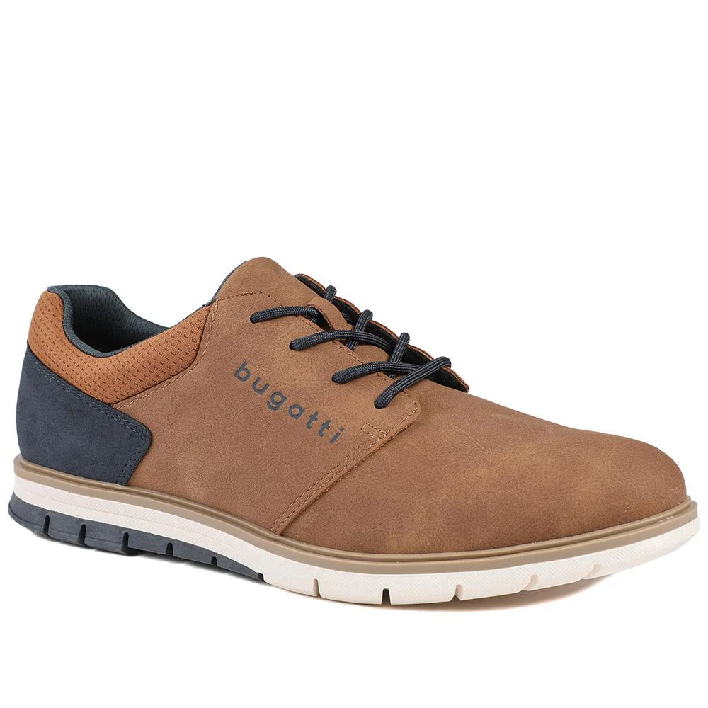 Leather Lace Up Comfort Shoes - BUG43509 / 328 750