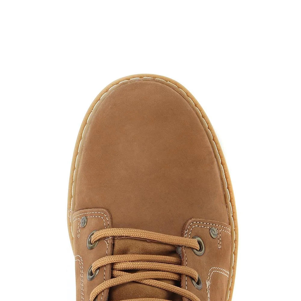 Leather Lace-Up Hiker Boots - PEG30018 / 318 064 - Light Brown - Image 5