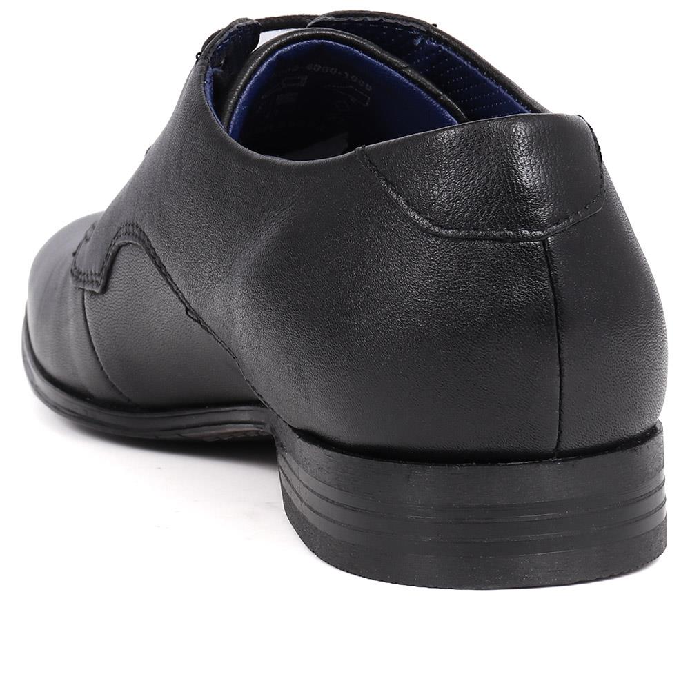 Leather Lace-up Shoes - BUG37504 / 323 233 - Black - Image 3
