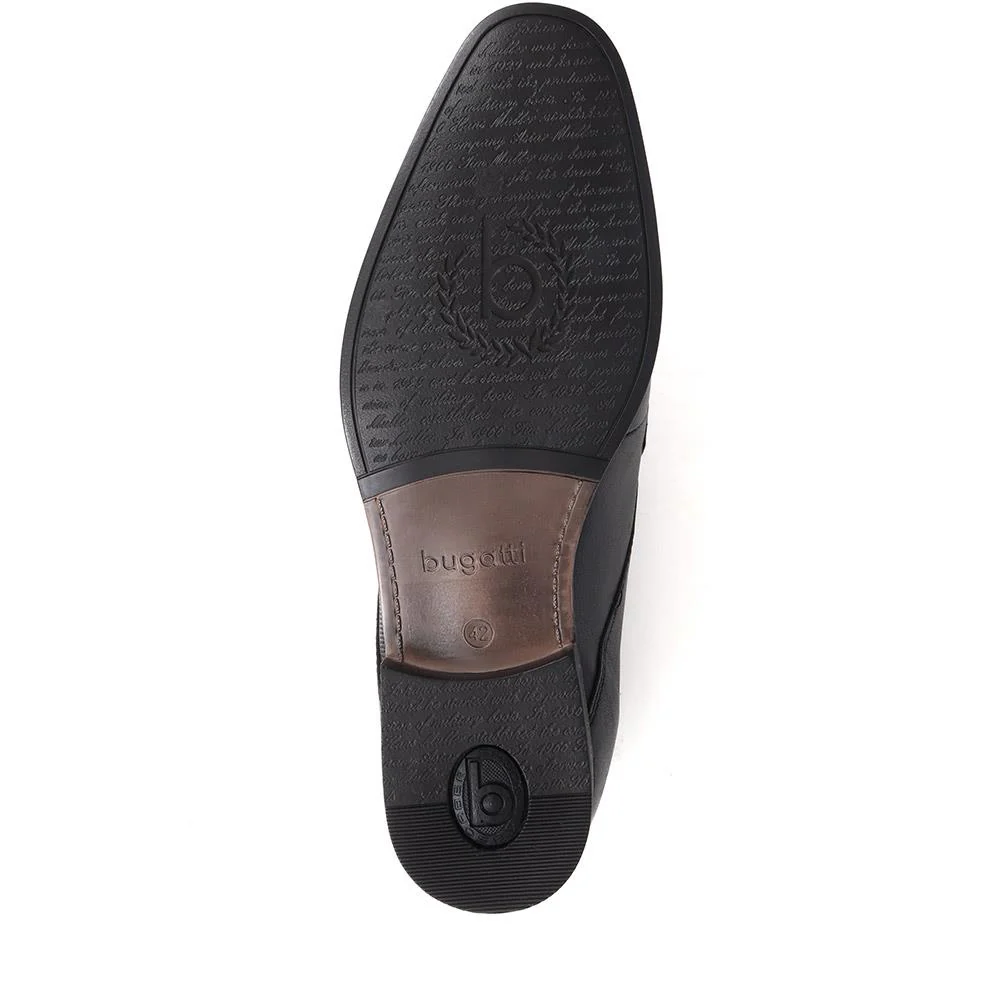 Leather Lace-up Shoes - BUG37504 / 323 233 - Black - Image 4