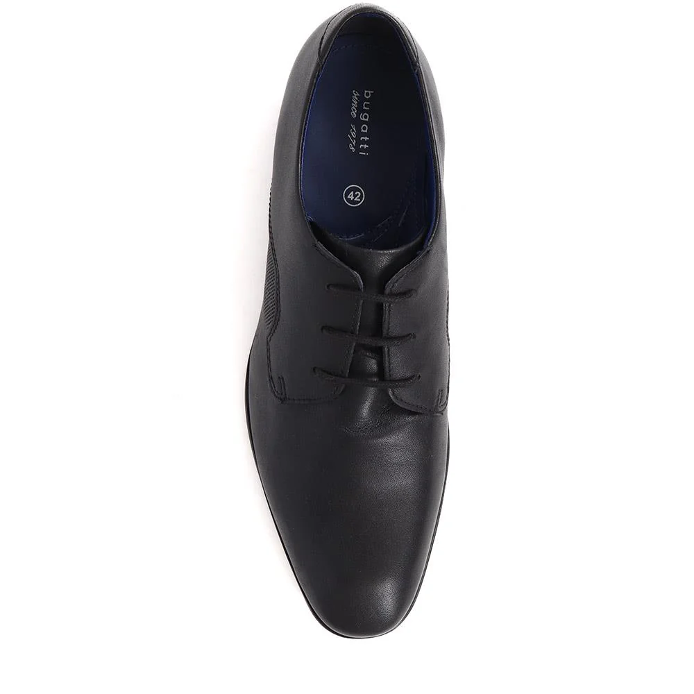 Leather Lace-up Shoes - BUG37504 / 323 233 - Black - Image 5