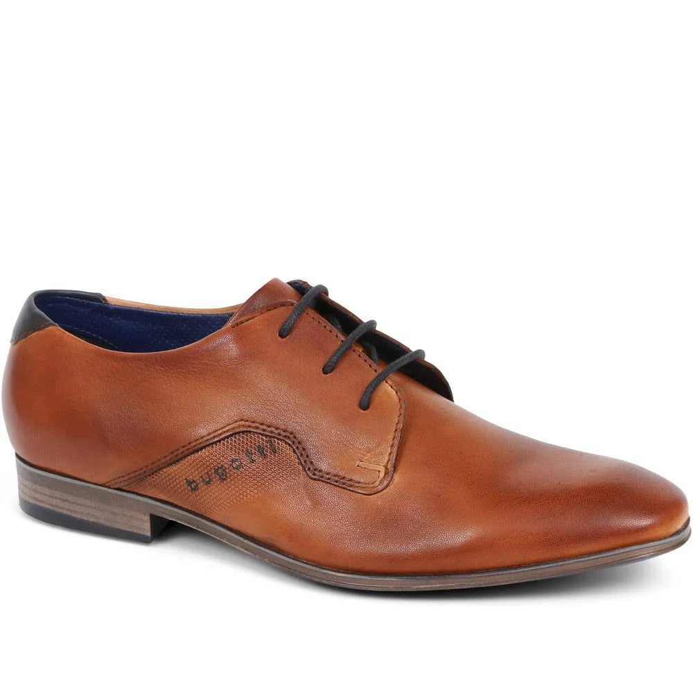 Leather Lace-up Shoes - BUG37504 / 323 233 - Cognac