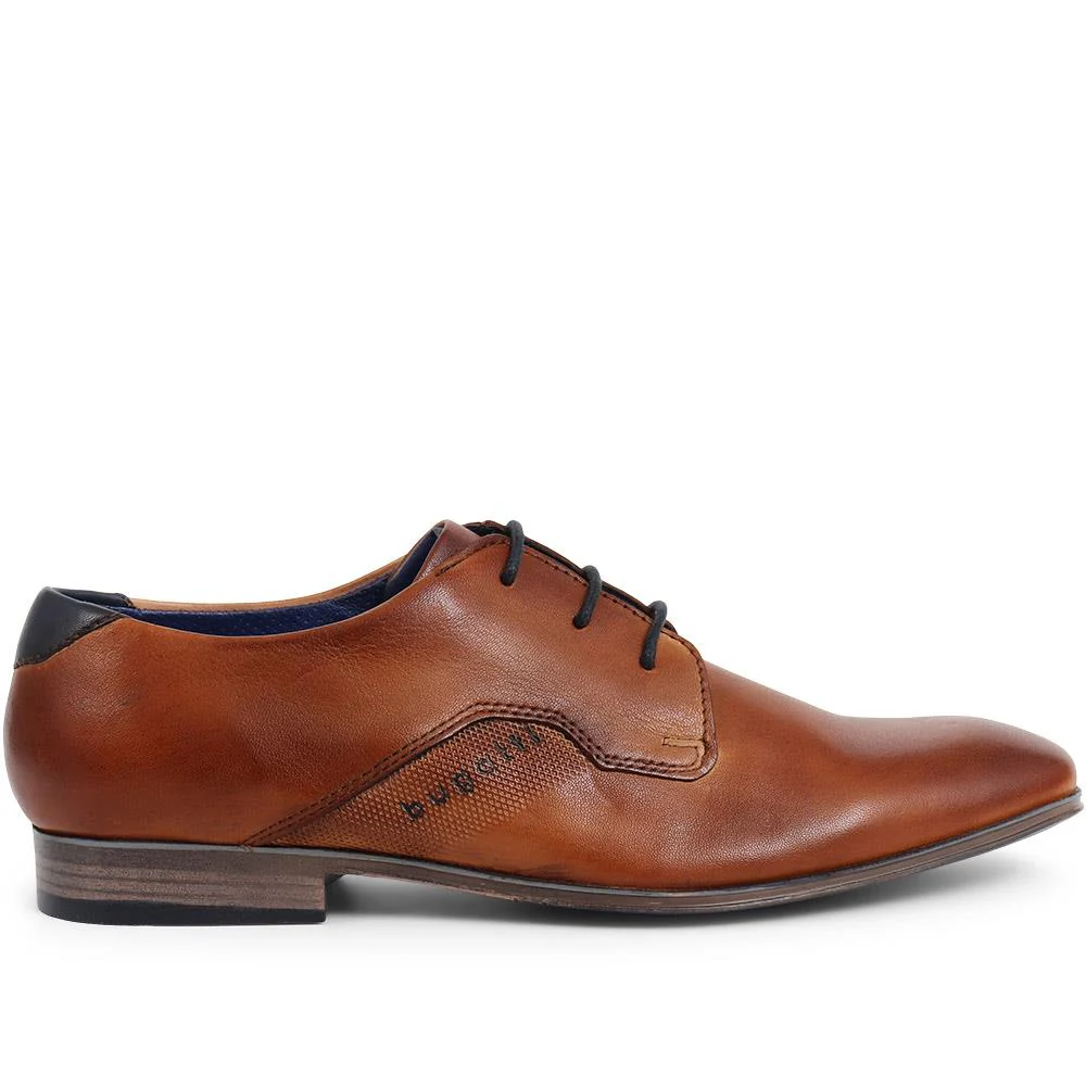 Leather Lace-up Shoes - BUG37504 / 323 233 - Cognac - Image 2