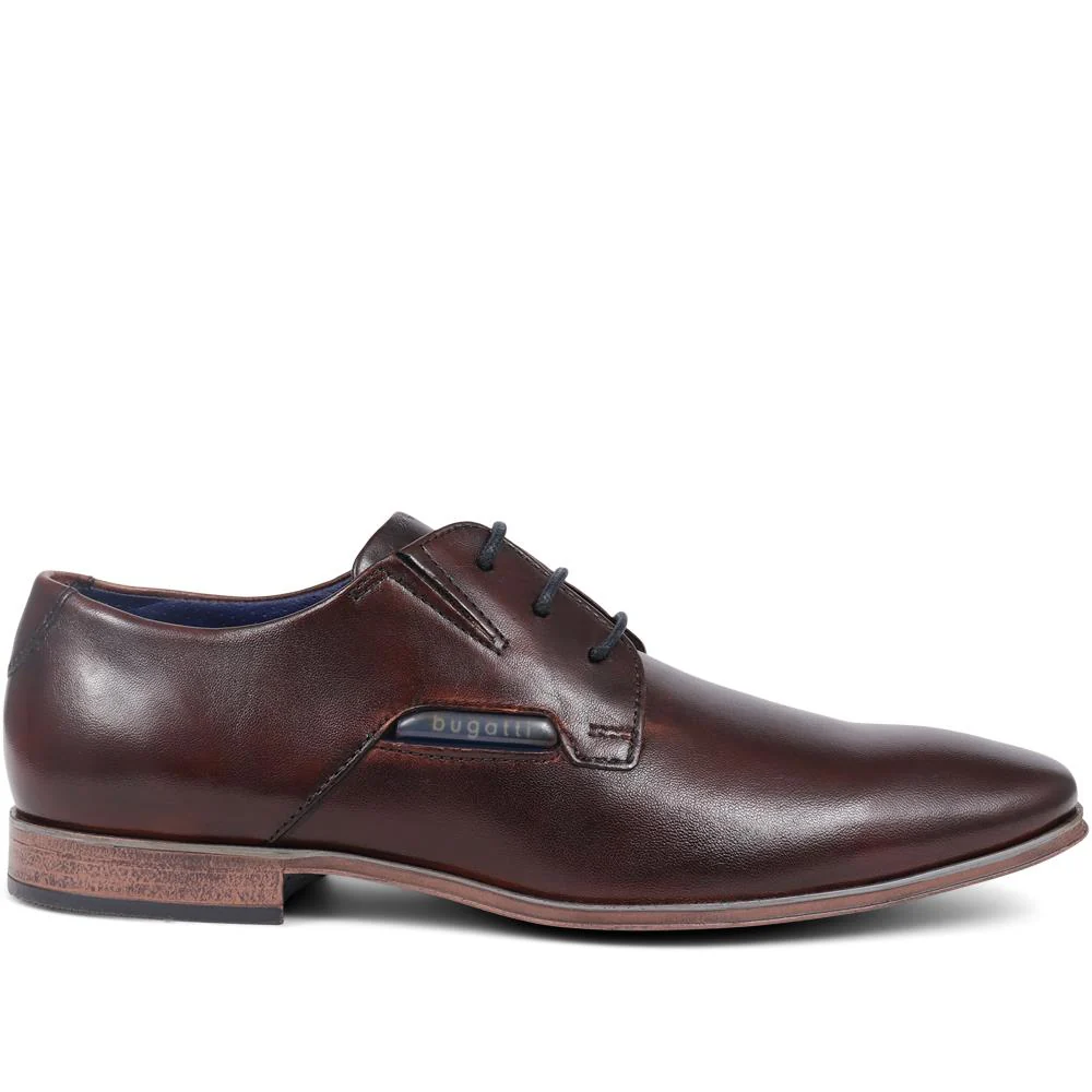 Leather Lace-Up Shoes  - BUG39519 / 325 219 - Brown - Image 2