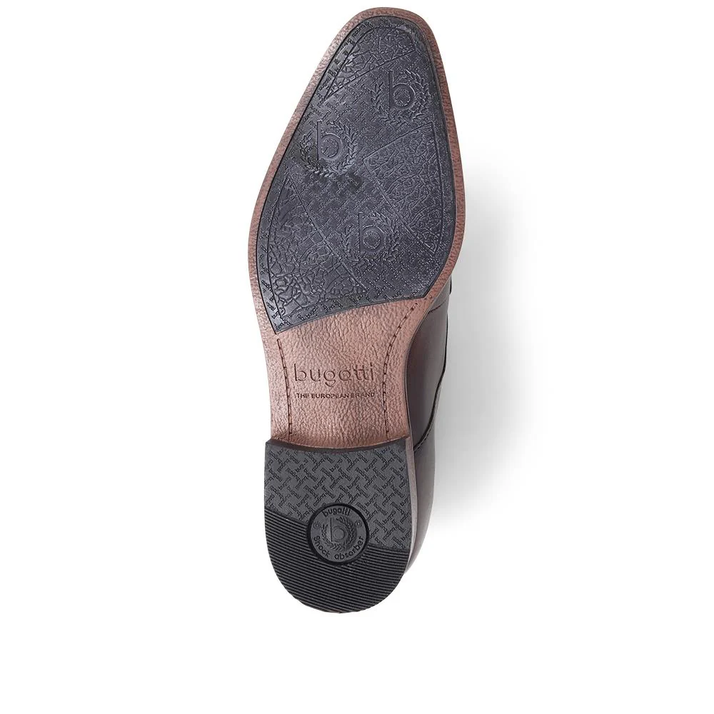 Leather Lace-Up Shoes  - BUG39519 / 325 219 - Brown - Image 4