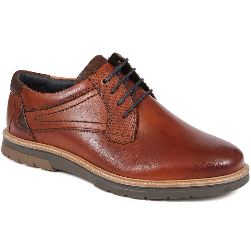 Leather Lace-Up Shoes - PARK38003 / 324 386 - Image 2