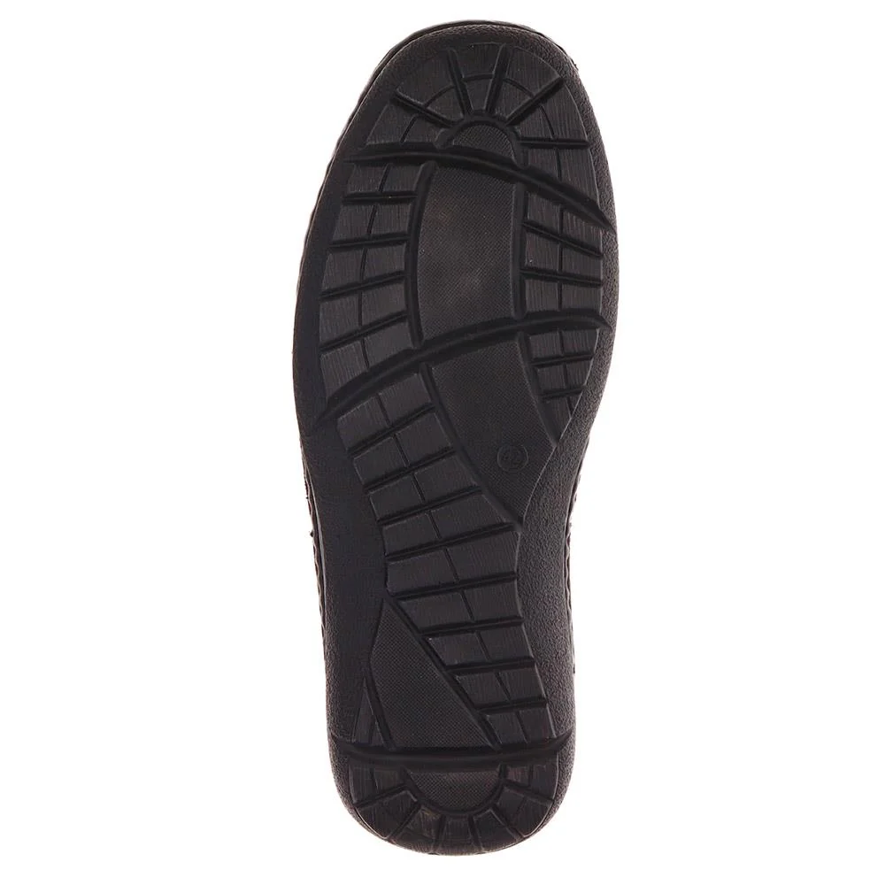 Wide Fit Leather Lace-Up Shoes - PARK40035 / 325 803 - Bordeaux - Image 5