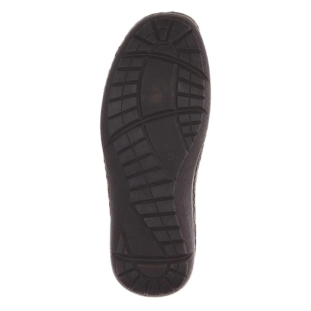 Wide Fit Leather Lace-Up Shoes - PARK40035 / 325 803 - Dark Brown - Image 5