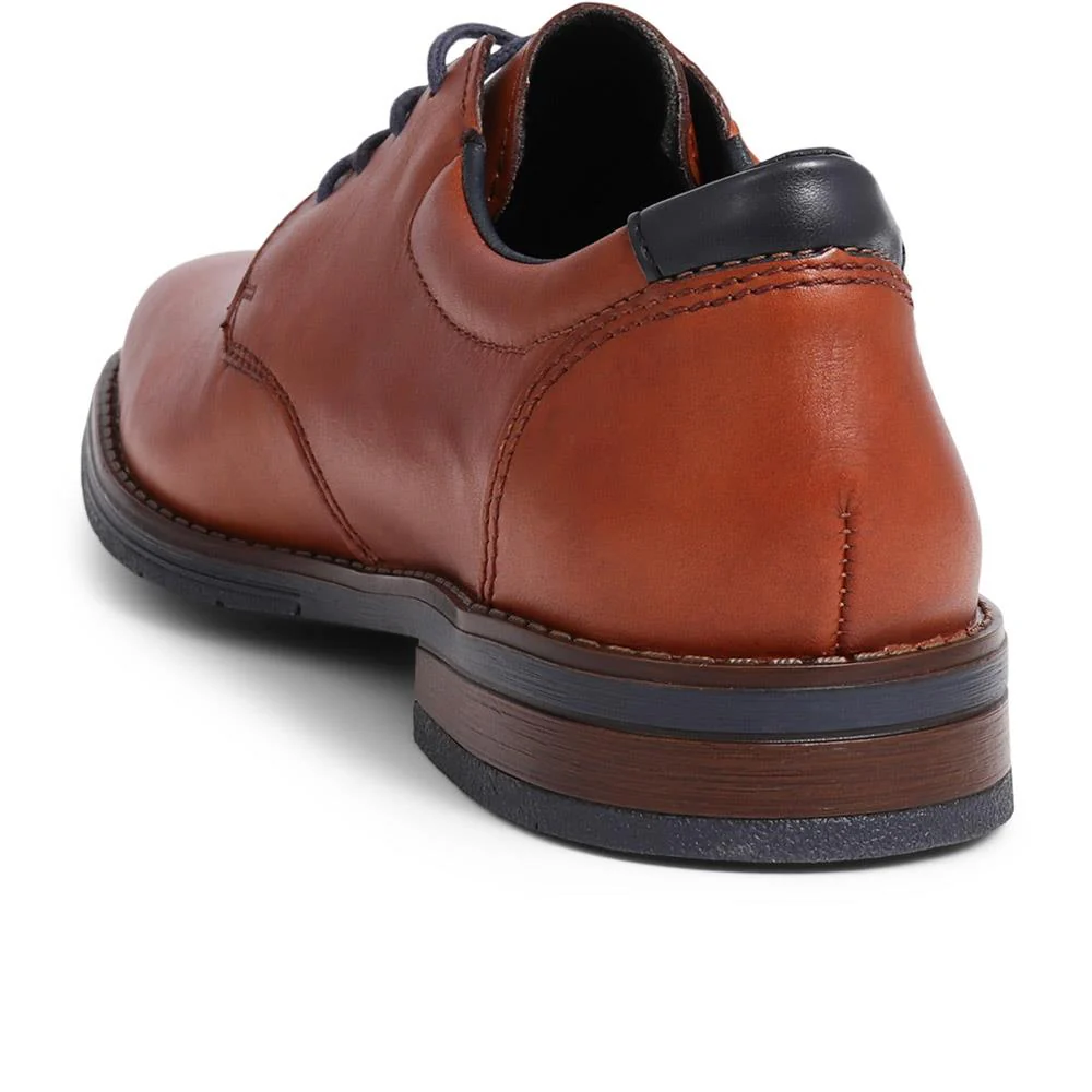 Leather Lace-Up Shoes - RKR39512 / 324 833 - Tan - Image 3