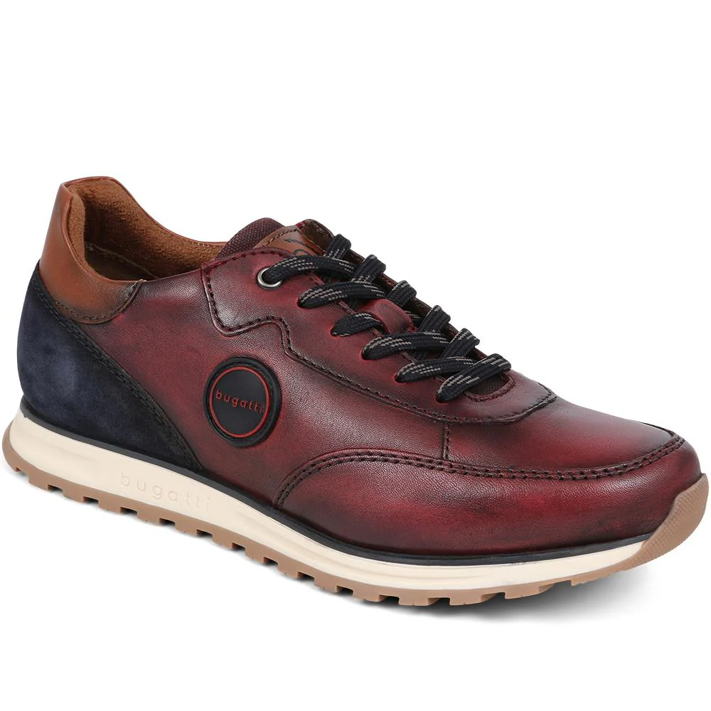 Leather Lace-Up Trainers - BUG39503 / 324 762