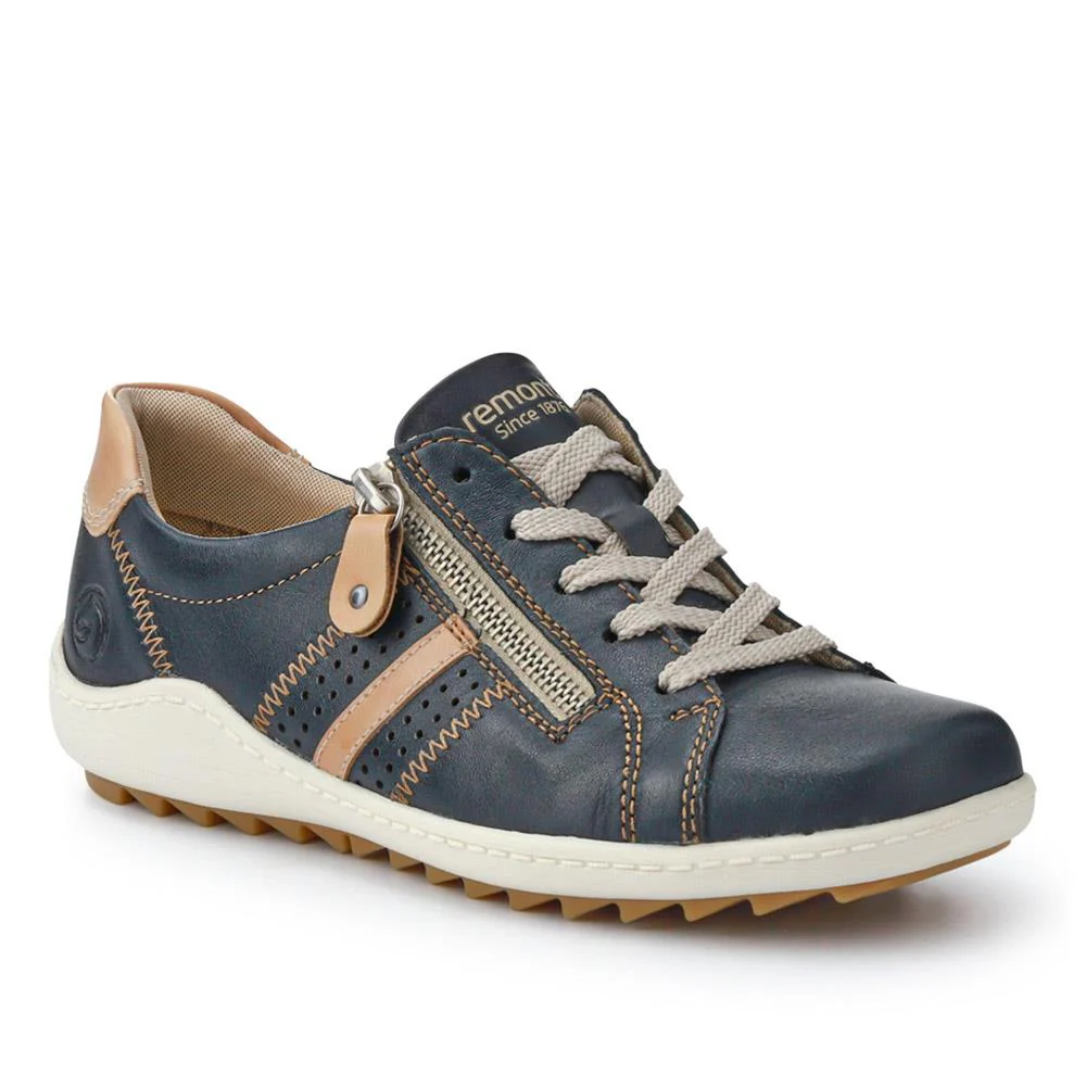 Leather Lace-Up Trainers - DRS41503 / 326 857 - Image 4
