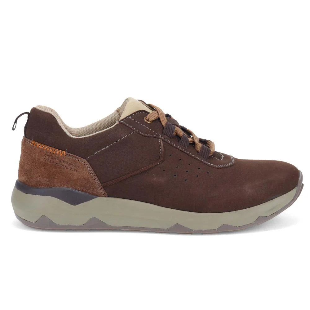 Leather Lace-Up Trainers - PARK40027 / 326 000 - Brown - Image 2