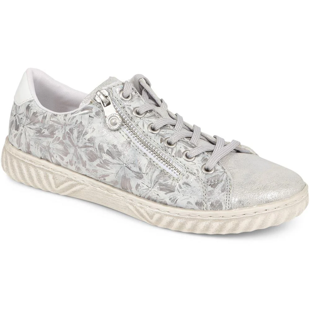 Leather Lace-Up Trainers - RKR39507 / 324 850 - Image 2