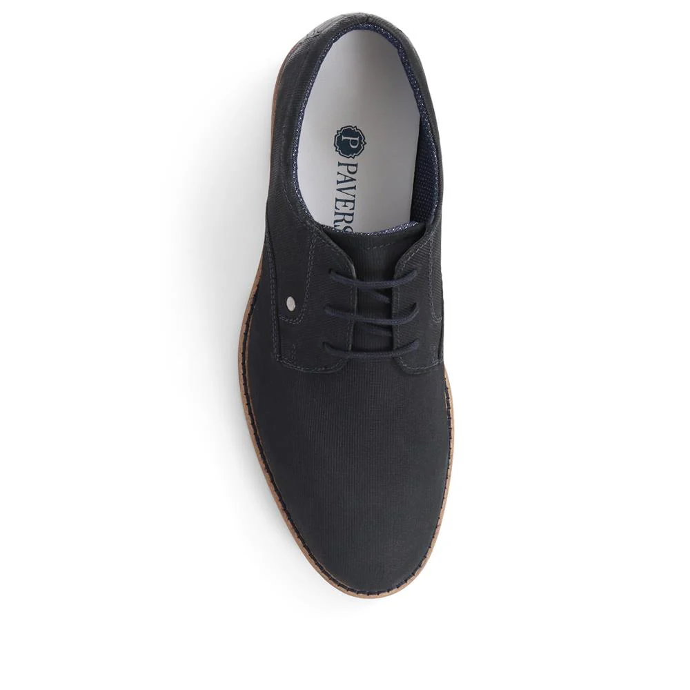 Leather Lace-Ups - RNB39021 / 324 922 - Navy - Image 5