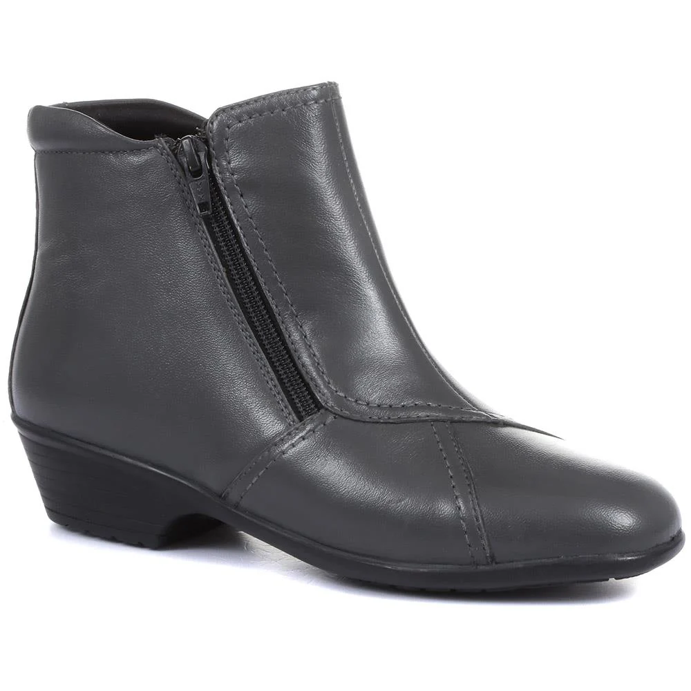 Leather Ladies Ankle Boots - HSKEMP1811 / 146 311 - Image 2