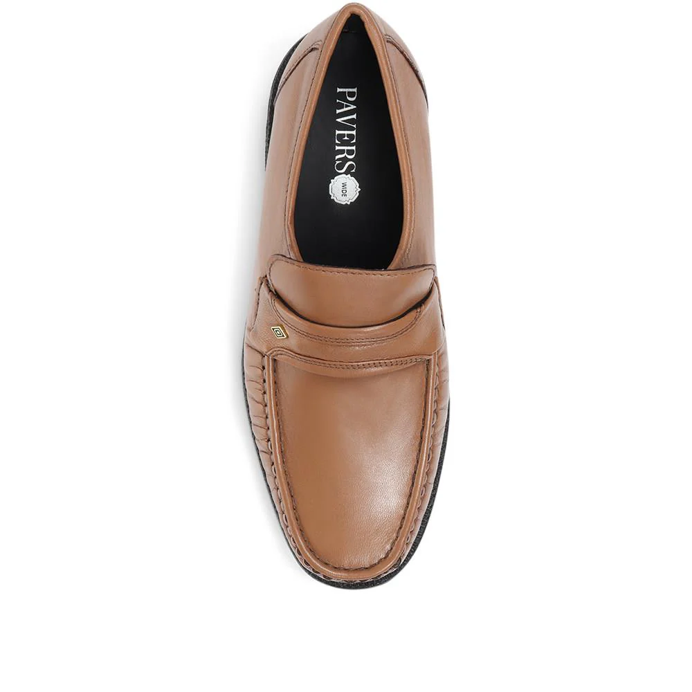 Leather Loafers - MOHPV30016 / 316 325 - Tan - Image 5
