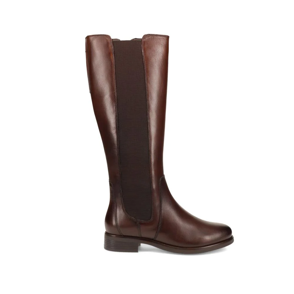 Leather Long Boots - RNB40035 / 326 536 - Tan - Image 2