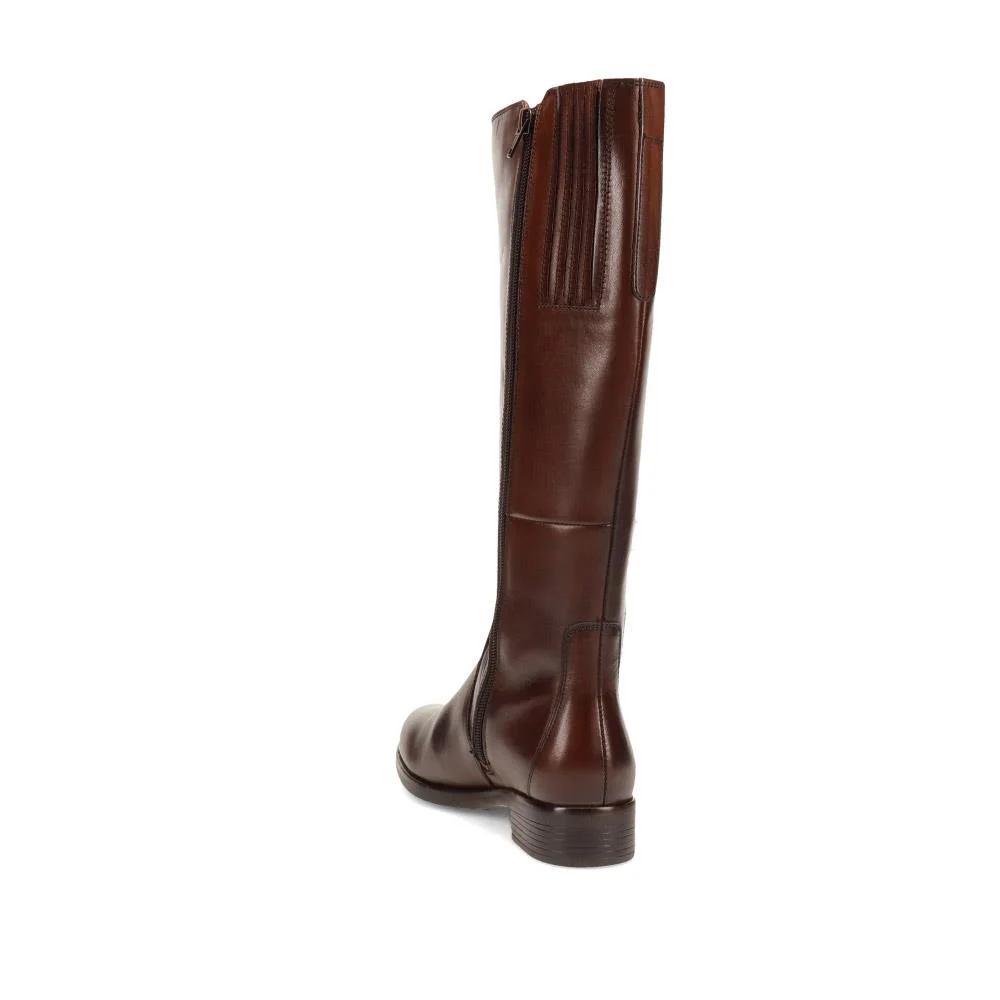 Leather Long Boots - RNB40035 / 326 536 - Tan - Image 3