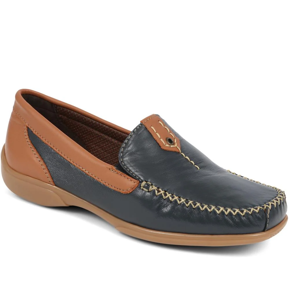 Leather Moccasins - CONT39003 / 325 242 - Image 4