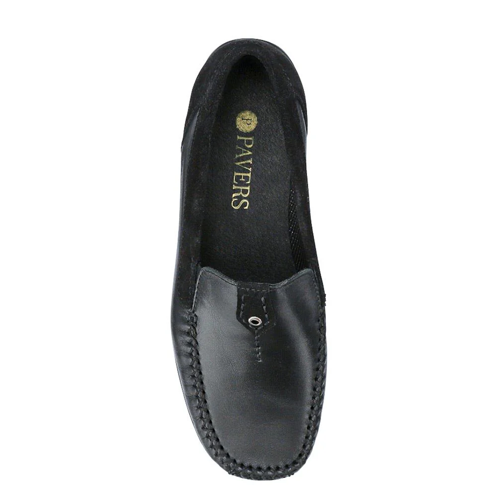 Leather Moccasins - CONT39003 / 325 242 - Black - Image 4