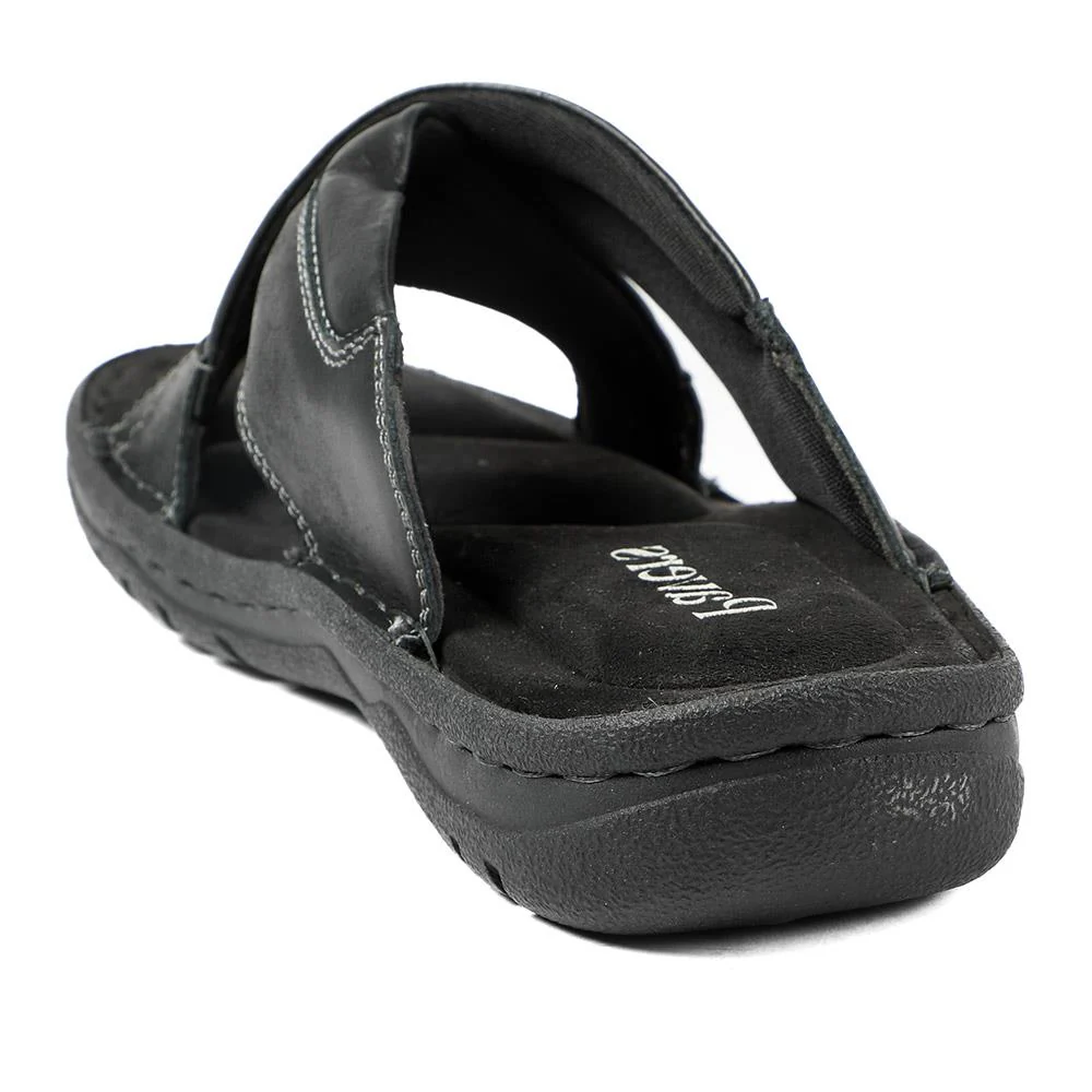 Leather Mule Sandals - AATRA43003 / 328 936 - Black - Image 4