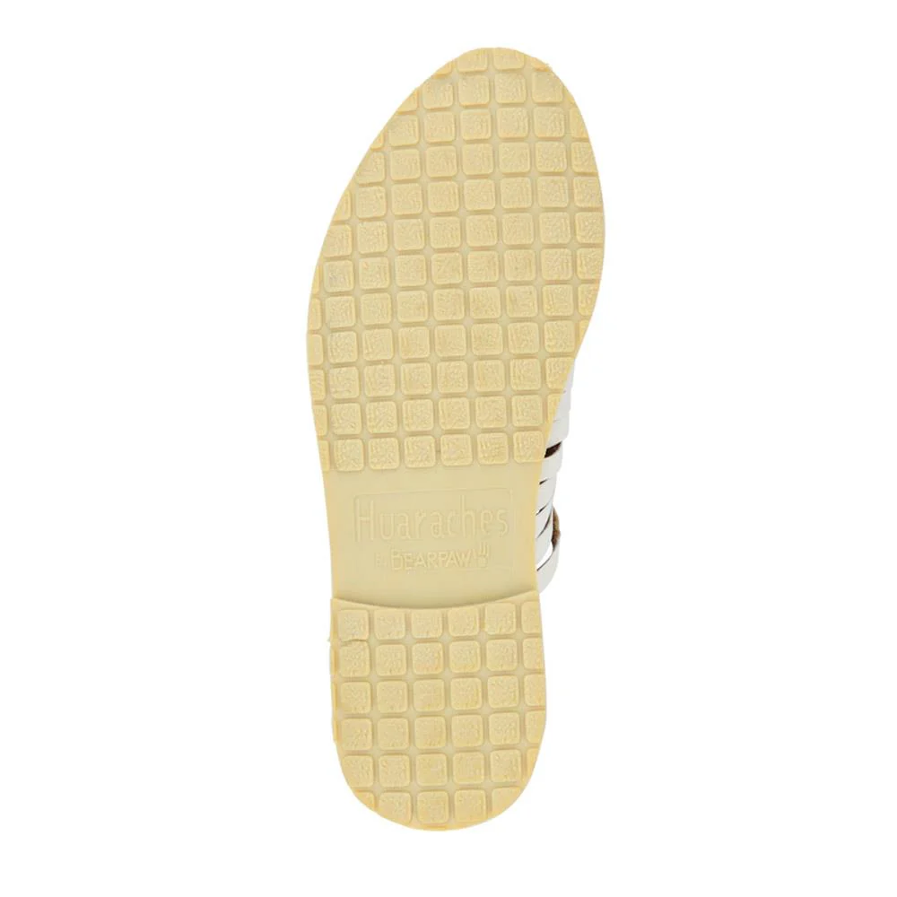 Leather Mule Sandals - EDNB40102 / 326 914 - White Leather - Image 5