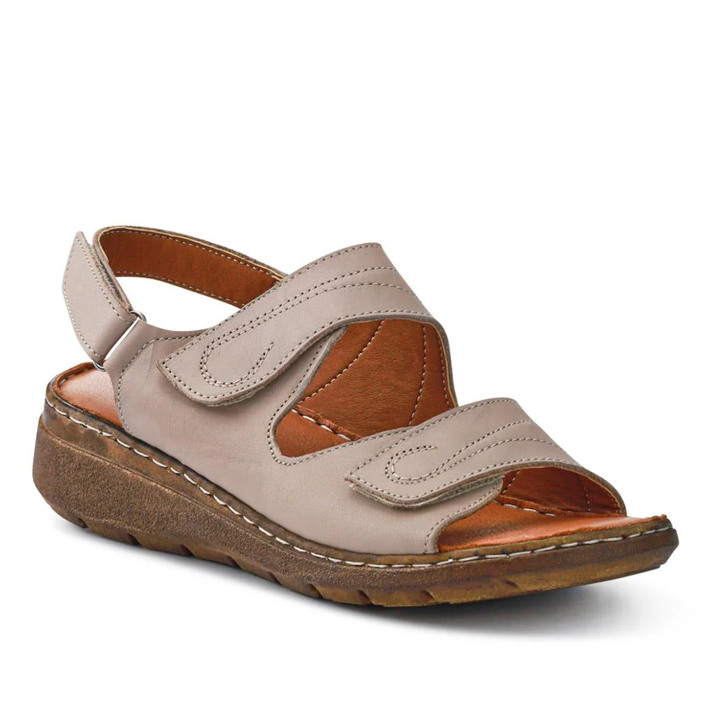 Leather Multi-Touch-Fasten Sandals - LUCK41006 / 327 426 - Image 5