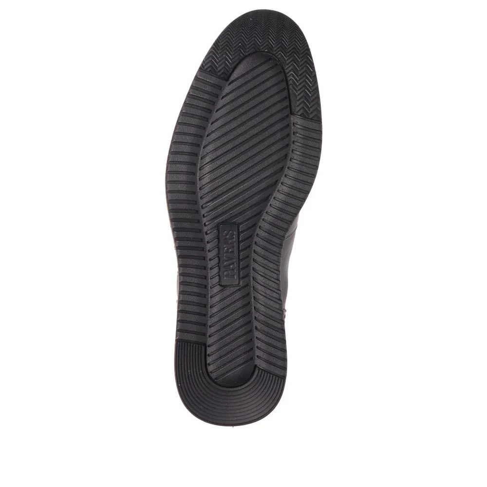 Leather Penny Slip-On Shoes - PERFO40009 / 326 144 - Black - Image 4