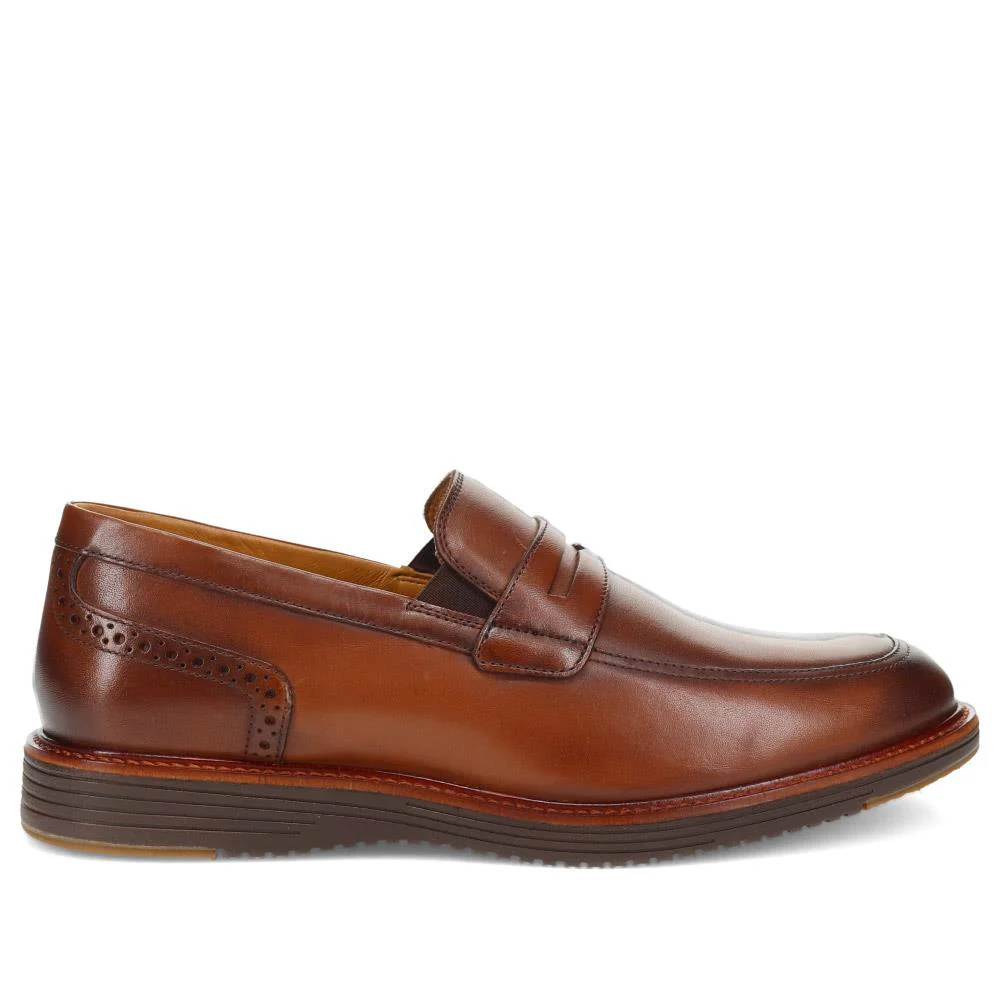Leather Penny Slip-On Shoes - PERFO40009 / 326 144 - Brown - Image 2