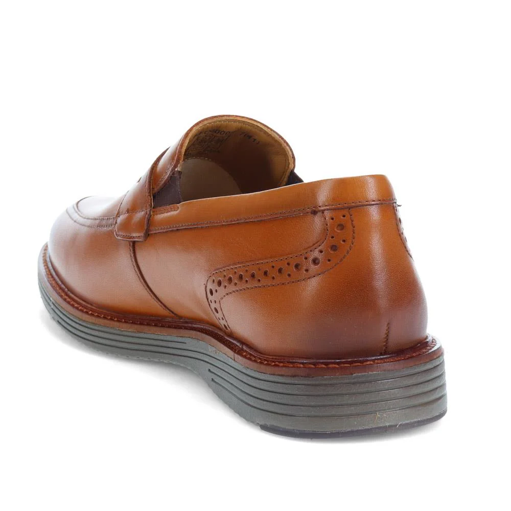 Leather Penny Slip-On Shoes - PERFO40009 / 326 144 - Tan - Image 3