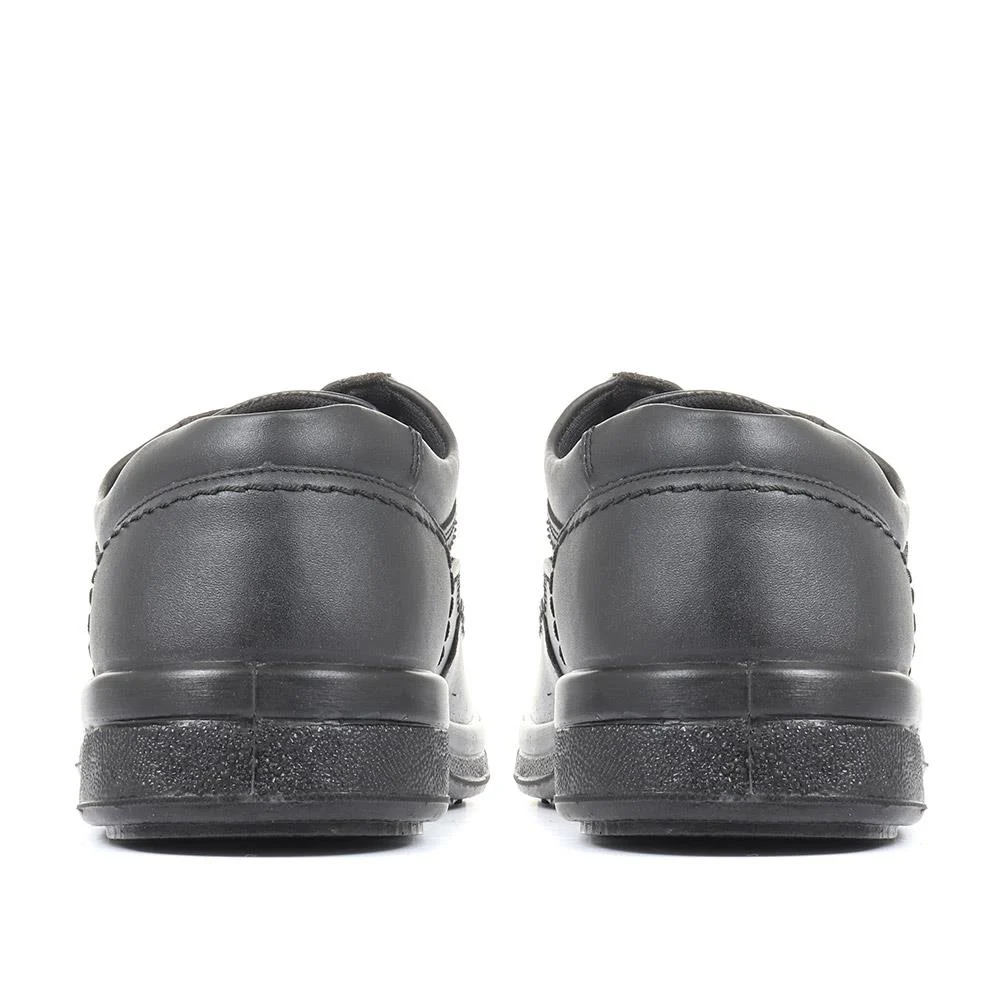 Leather Shoes - RAJ1800 / 145 885 - Black - Image 3