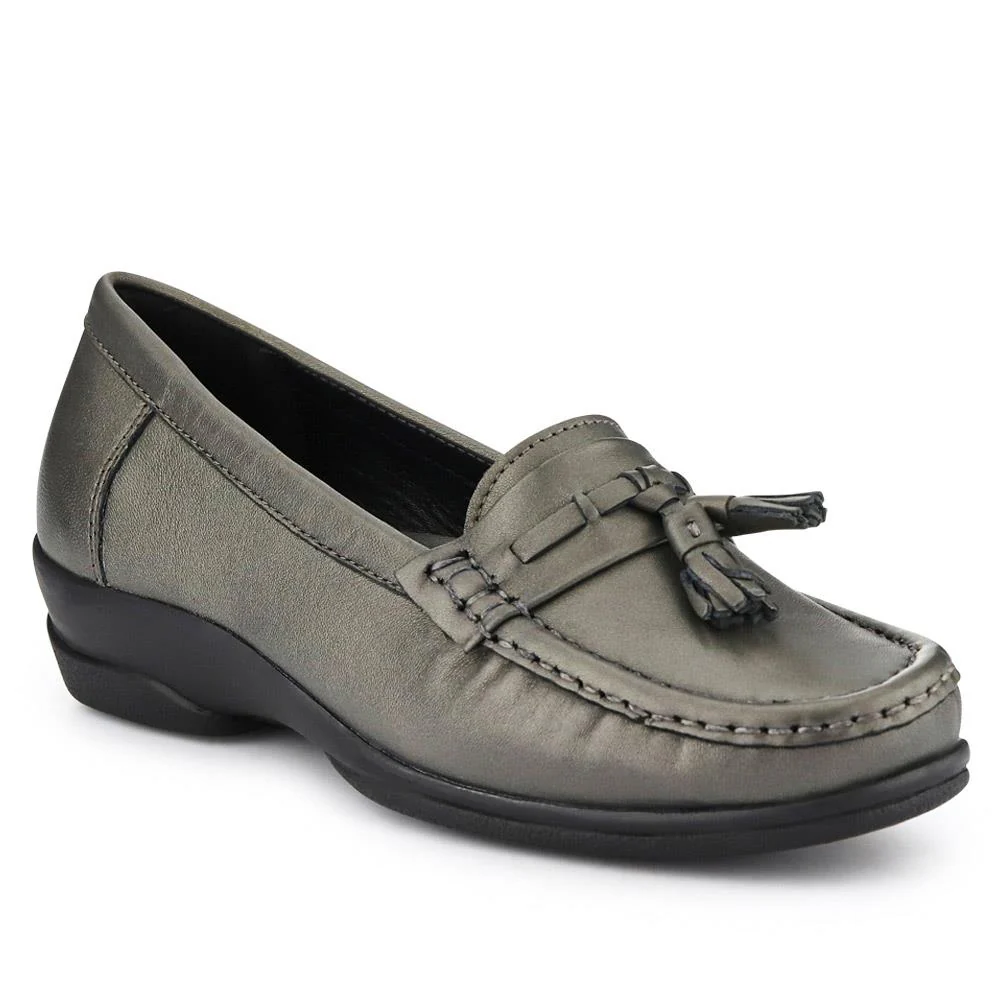 Leather Slip-On Loafers - NAP38023 / 325 236 - Image 2