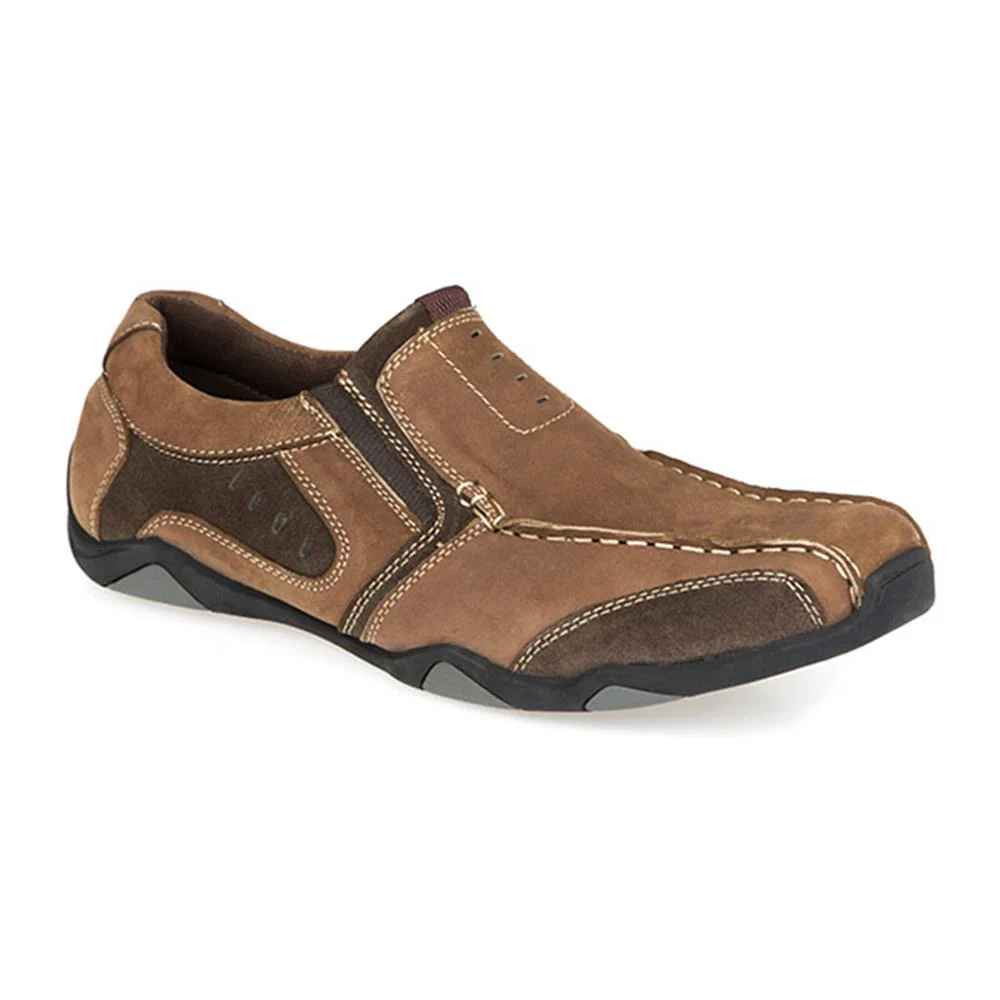 Leather Slip On Shoe - SHI2303 / 307 381 - Brown