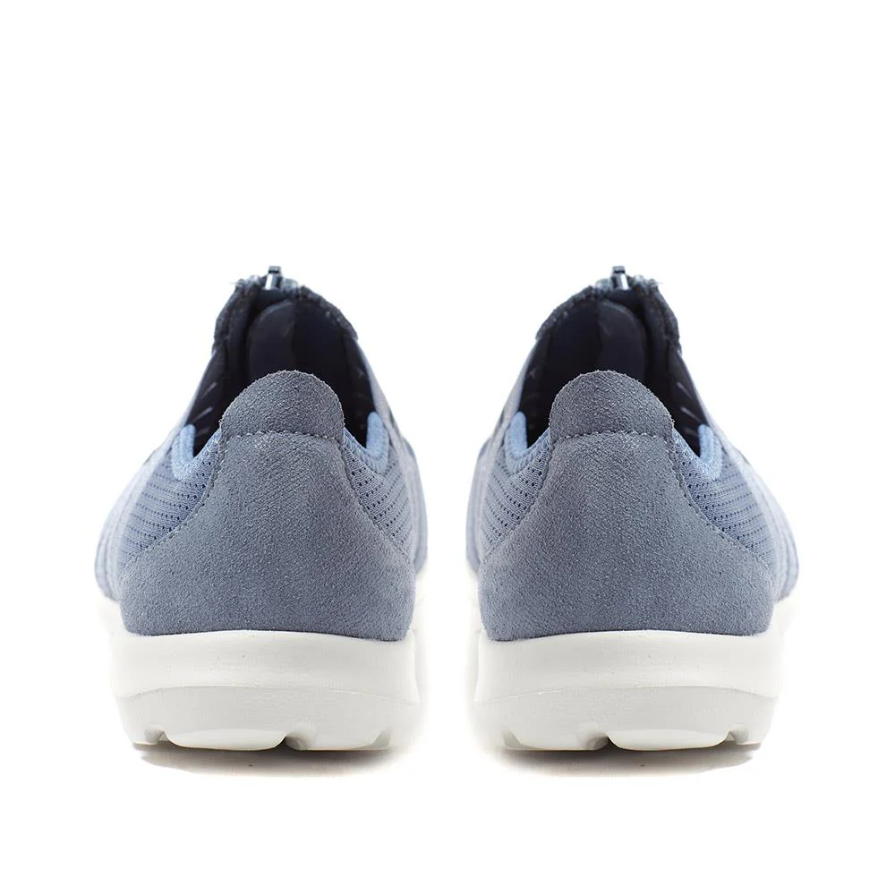 Leather Slip-On Shoes - BRK24000 / 308 245 - Denim - Image 3