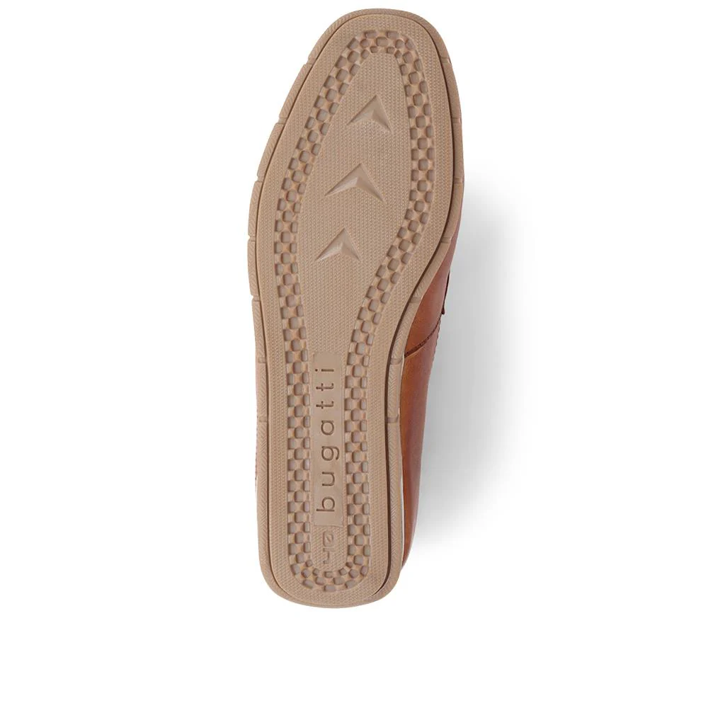 Leather Slip-On Shoes - BUG39504 / 324 763 - Cognac - Image 4