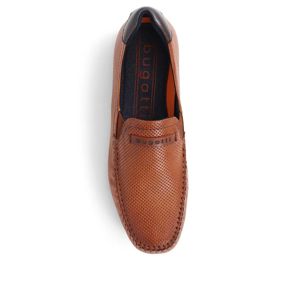 Leather Slip-On Shoes - BUG39504 / 324 763 - Cognac - Image 5