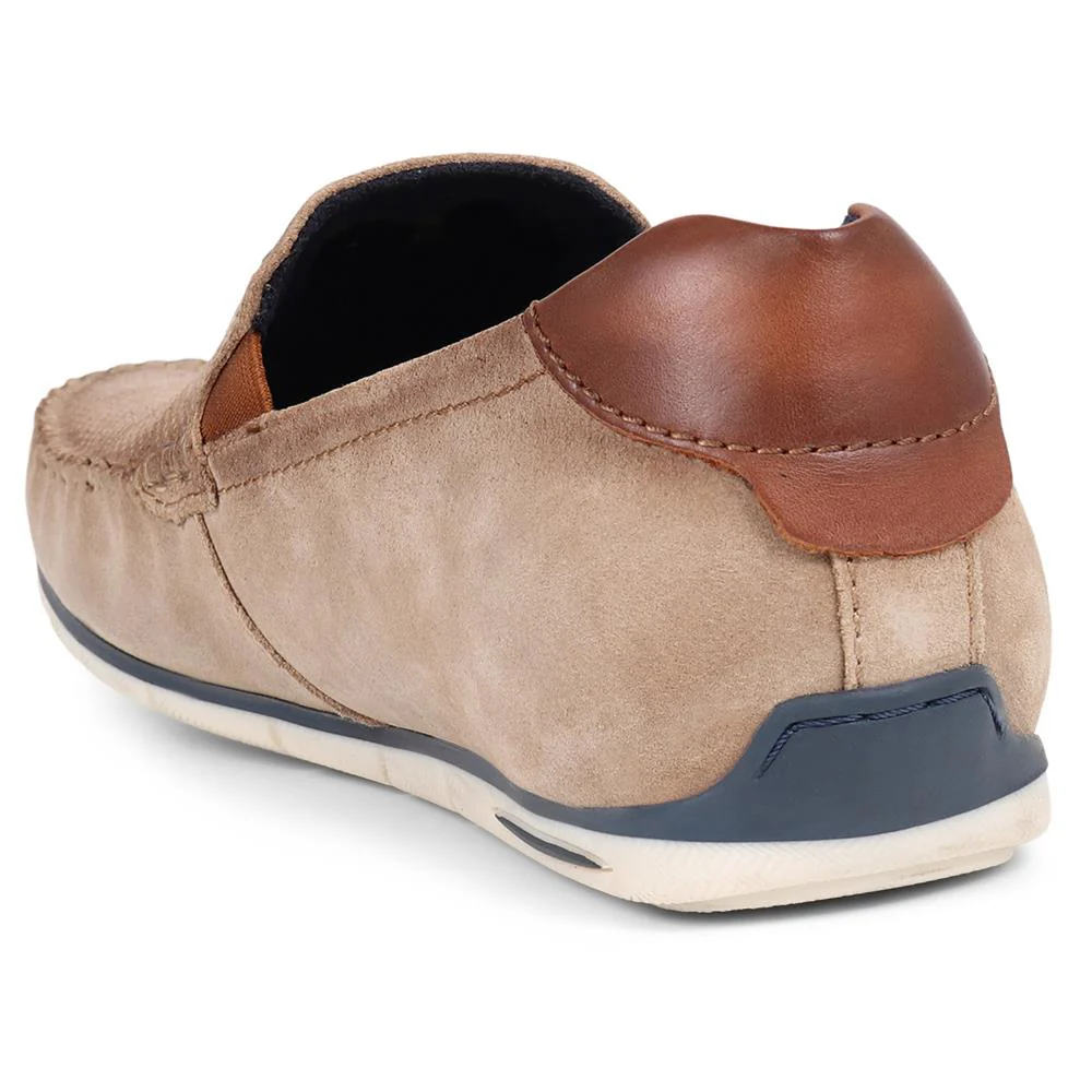Leather Slip-On Shoes - BUG39504 / 324 763 - Sand - Image 3