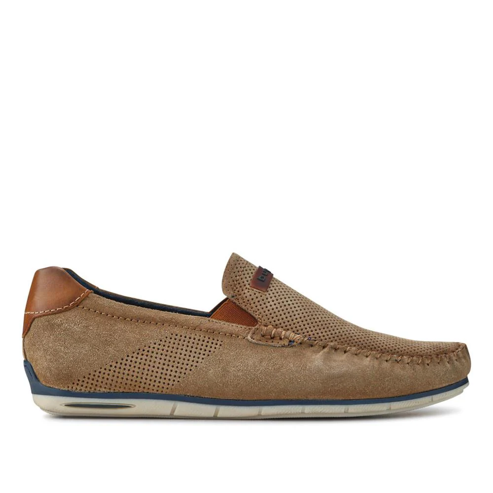 Leather Slip-On Shoes - BUG41507 / 326 683 - Sand - Image 2