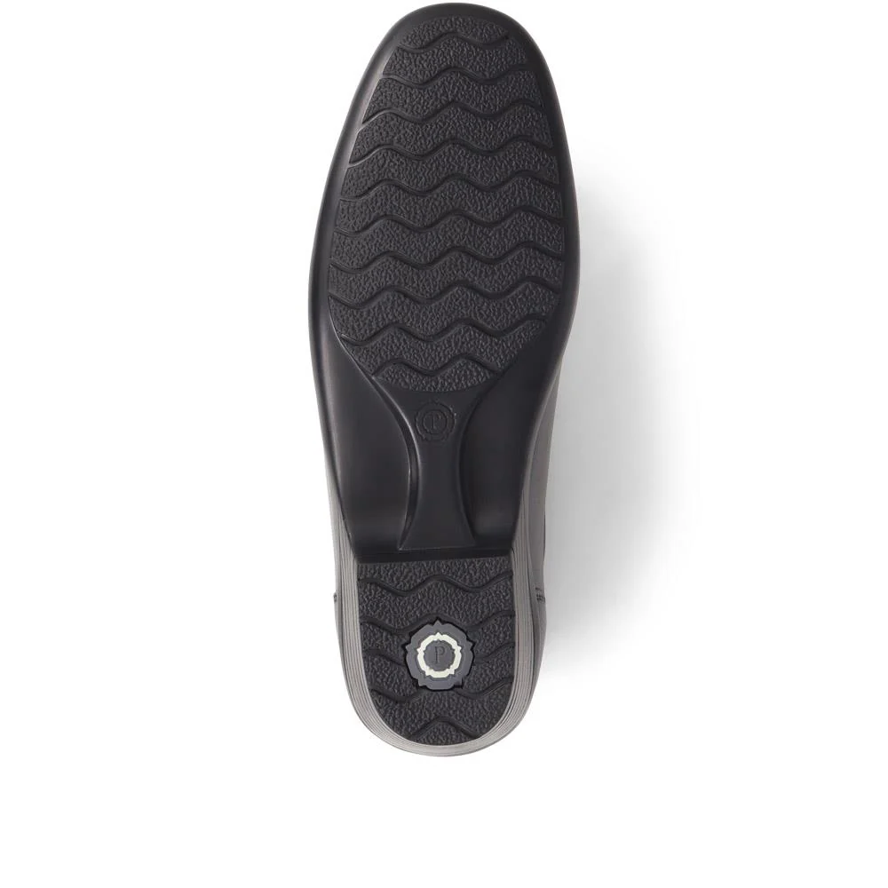 Leather Slip On Shoes - KEMP1800 / 145 950 - Black - Image 5