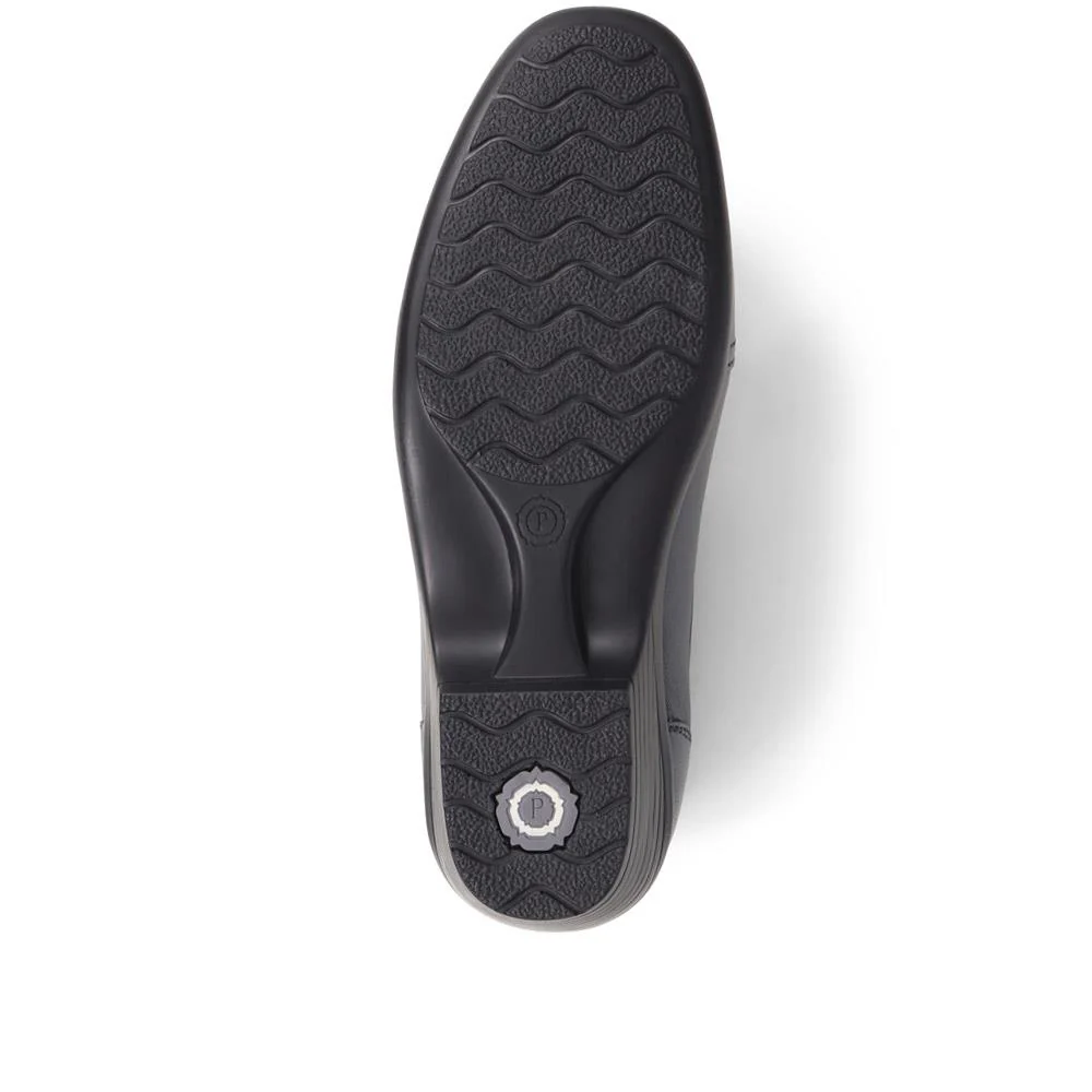 Leather Slip On Shoes - KEMP1800 / 145 950 - Navy - Image 5