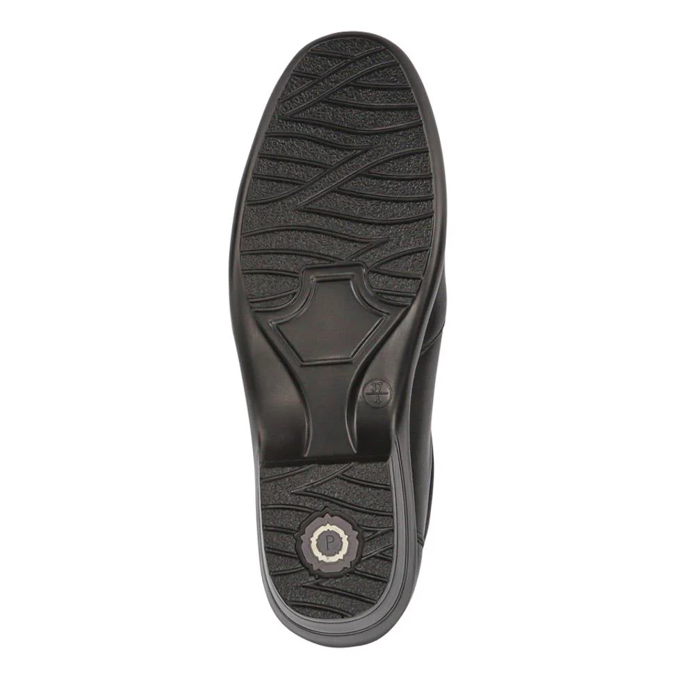 Leather Slip-On Shoes - KF41005 / 327 075 - Black - Image 5