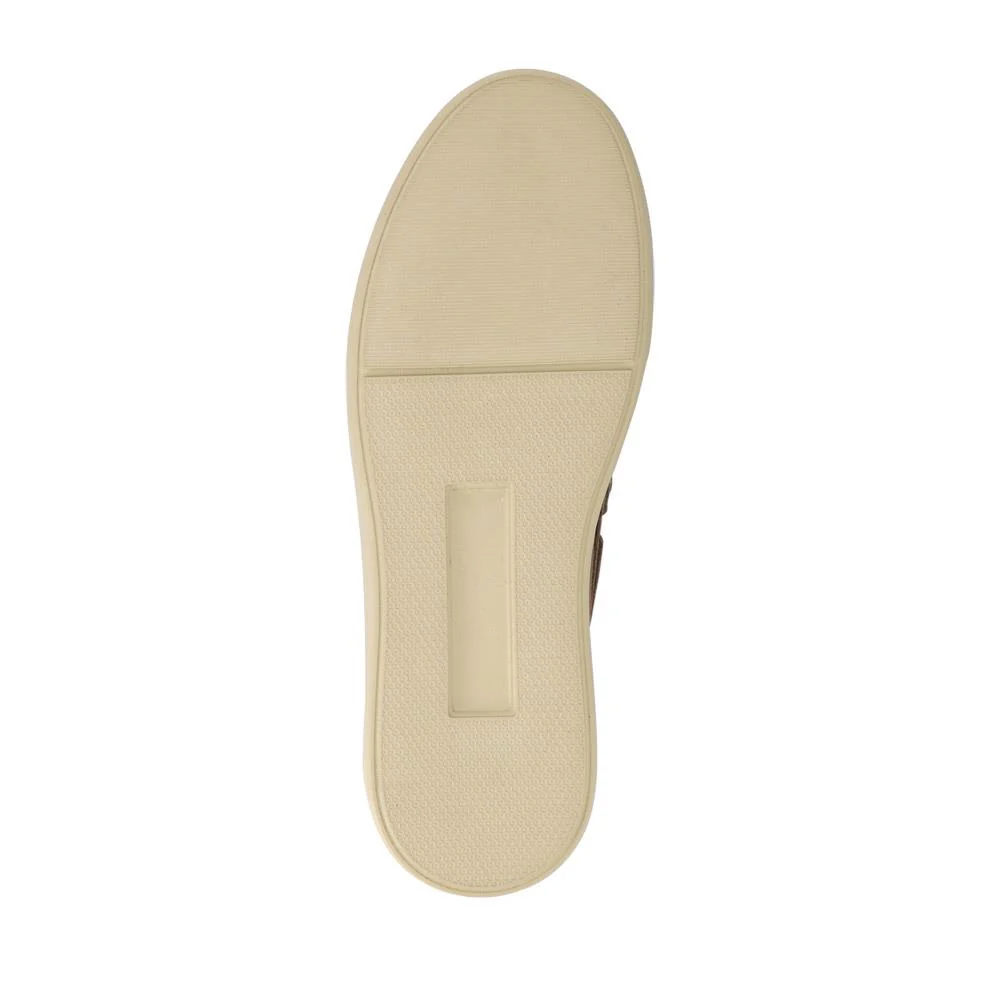 Leather Slip-On Shoes - OZIL41001 / 327 134 - Beige - Image 5
